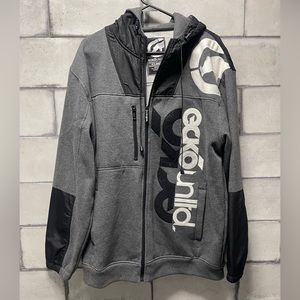 Ecko Unlimited Black and Gray Jacket Sweatshirt